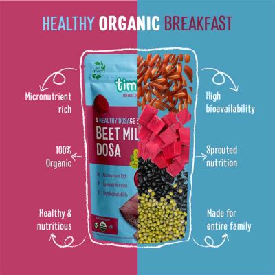 Timios: Dosa Mixes - Beetroot Dosa Mix - 100 gm (Pack of 1)
