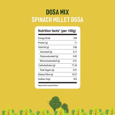 Timios: Dosa Mixes - Spinach Dosa Mix - 300 gm (Pack of 2)