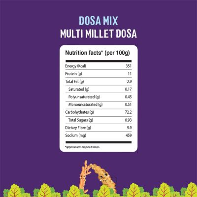Timios: Dosa Mixes - Multi Millet Dosa Mix - 300 gm (Pack of 2)