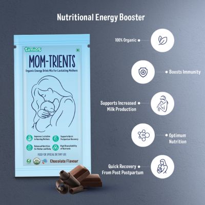 Timios: Momtrients Energy Drink For Lactating Mothers - 100 gm (Pack of 5)