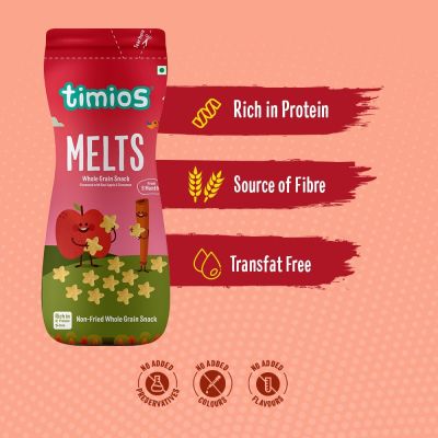 Timios: Melts - Apple & Cinnamon - 50 gm