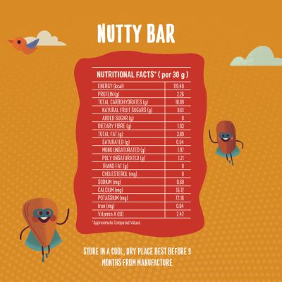 Timios: Nutty Bar - 30 gm (Pack of 4)