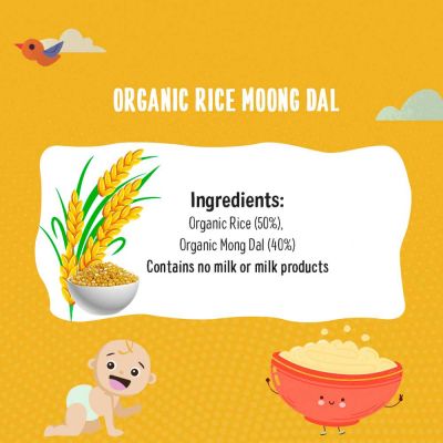 Timios: Organic Rice Moong Dal Porridge - 200 gm