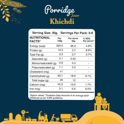 Timios: Porridge Junior- Khichdi - 250 gm