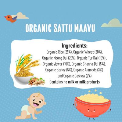 Timios: Organic Sattu Maavu Porridge - 200 gm