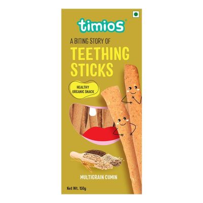 Timios: Teething Sticks - Multigrain Cumin - 150 gm
