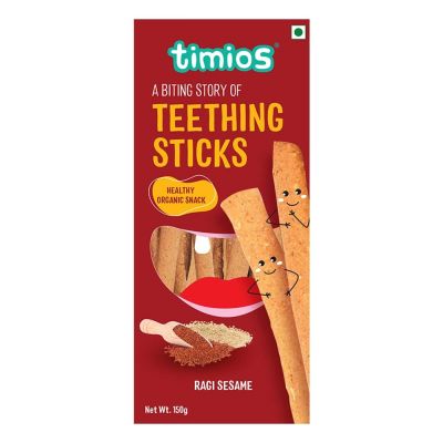Timios: Teething Sticks - Ragi Sesame - 150 gm