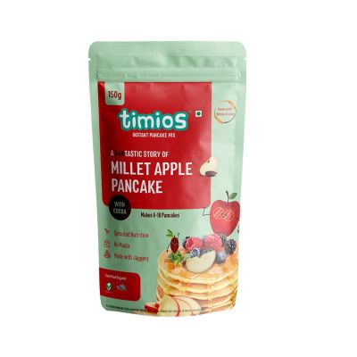 Timios: Millet Pancake Mix- Apple - 150 gm (Pack of 1)
