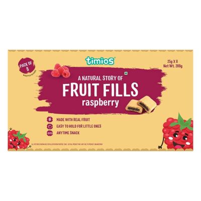 Timios: Fruit Fills- Raspberry - 100 gm