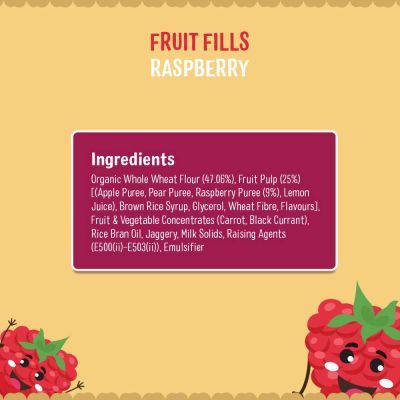 Timios: Fruit Fills- Raspberry - 100 gm