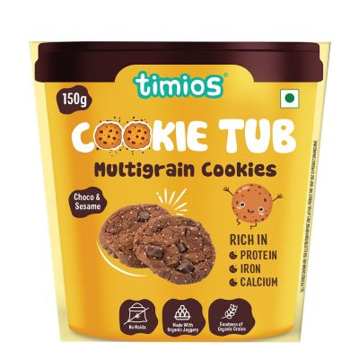 Timios: Cookie Tub - Multigrain Cookies - 100 gm