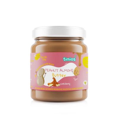 Timios: Peanut Almond Butter - Creamy - 200 gm