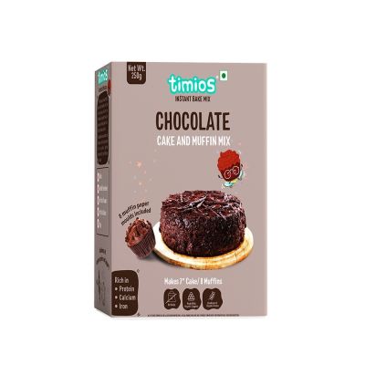 Timios: Bake Mix - Cake & Muffin Mix- Chocolate - 250 gm