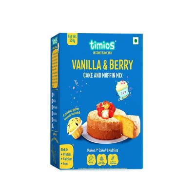 Timios: Bake Mix - Cake & Muffin Mix- Vanilla - 250 gm