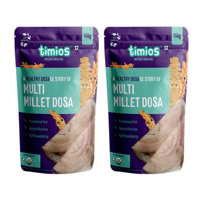 Timios: Dosa Mixes - Multi Millet Dosa Mix - 300 gm (Pack of 2)