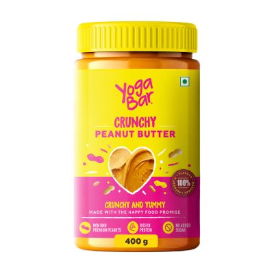 YogaBar: Crunchy Pure Peanut Butter - 400 gm