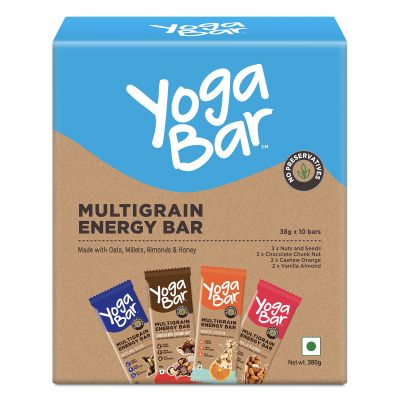 YogaBar: Energy Bars Variety - 380gm (Pack of 10)