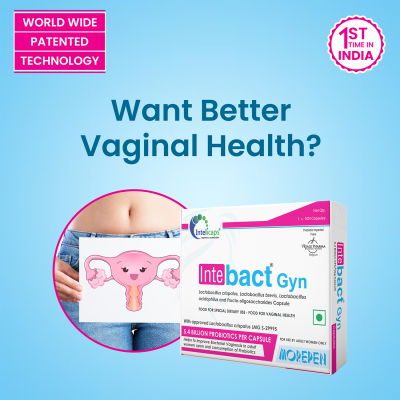 Dr. Morepen: INTEBACT GYN Capsules - 10 Veg Capsules Pack of 2