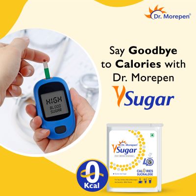 Dr. Morepen: Y Sugar Pellets (Sucralose) | 100% Safe | Sweet like Sugar but with zero calories | 100% Natural Sweetener (Pack of 5)