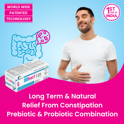 Dr. Morepen: INTEBACT LAX | Probiotic Supplement for Gut Health - 4 Sachets - Pack of 3