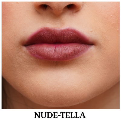 Typsy Beauty: Twist & Pout Lipstick & Lip Liner- Nude -Tella