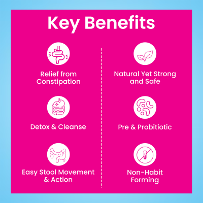 Dr. Morepen: INTEBACT LAX | Probiotic Supplement for Gut Health - 4 Sachets - Pack of 4