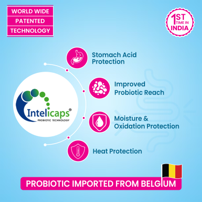 Dr. Morepen: INTEBACT PROBIOTIC DROPS 10BN CFU | Supplement for Gut Health - 10 ml Pack fo 2