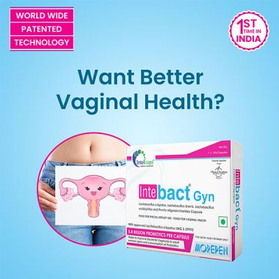 Dr. Morepen: INTEBACT GYN Capsules - 10 Veg Capsules