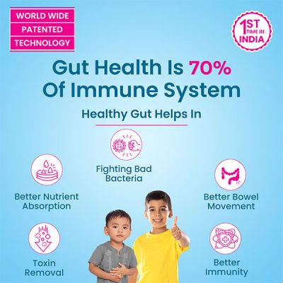 Dr. Morepen: INTEBACT INSTA 2BN CFU | Probiotics Supplement for Gut Health, Vanilla flavour - 6 Sachets