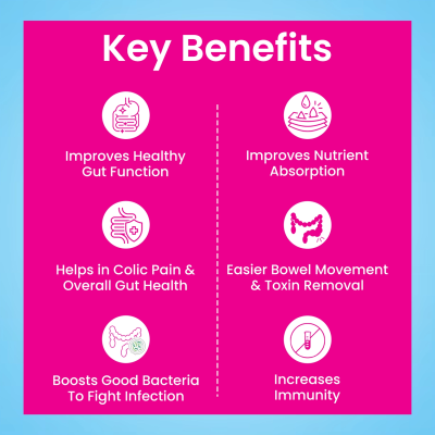 Dr. Morepen: INTEBACT INSTA 2BN CFU | Probiotics Supplement for Gut Health, Vanilla flavour - 6 Sachets - Pack of 2