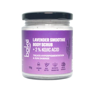 Bake Cosmetics: 2% Kojic Acid Lavender Smoothie Body Scrub