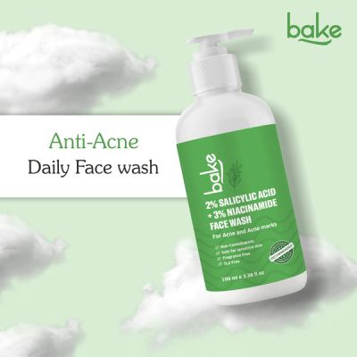 Bake Cosmetics:   2% Salicylic Acid + 3% Niacinamide Face Wash