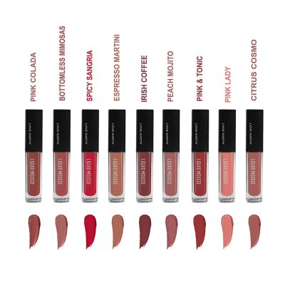 Love Earth: Liquid Mousse Miniature Liquid Matte Lipstick - Pack of 9 - 2ml each