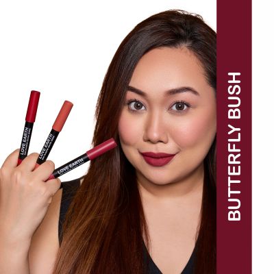 Love Earth: Transfer proof crayon lipstick-Butterfly Bush