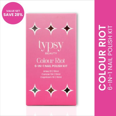 Typsy Beauty: Colour Riot 6-IN-1 Nail Polish Kit