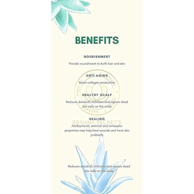 Brahma Secret's: Aloe Vera Gel - Hydrating, Soothing & 100% Pure, Natural Skin Care | 100ml