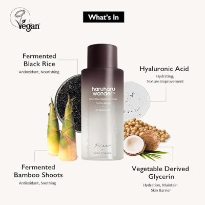 Haruharu Wonder: Black Rice Hyaluronic Toner for Sensitive Skin 150 ml