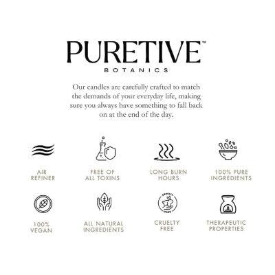 Puretive: Blooming Evening Scented Candles - Rose, Lily of Valley & Sandalwood