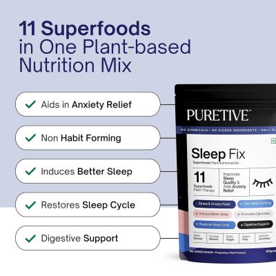 Puretive: Sleep Fix Superfoods Mix | Natural Melatonin