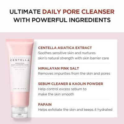 SKIN1004: Madagascar Centella Poremizing Deep Cleansing Foam 125Ml En