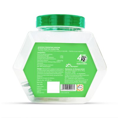 Dr. Morepen: Acidity-X Fizz for Indigestion, Acidity & Gas Relief, Tangy Lemon Flavour - 50 Sachets