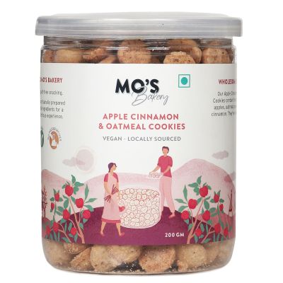 MOS Bakery: Apple Cinnamon & Oatmeal Cookies - 200gm