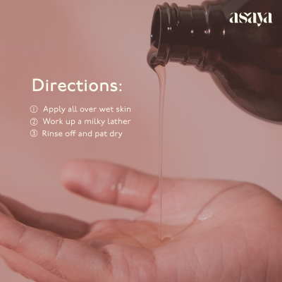 Asaya: Running Deep Moisture Restore Bath and Shower Oil - 275 ml