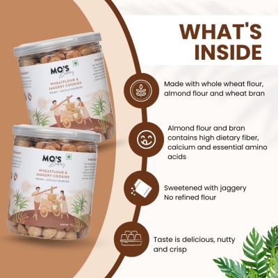 MOS Bakery: Wheatflour & Jaggery Cookies - 300 gm