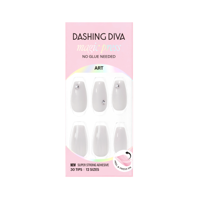 Dashing Diva: MAGICPRESS Pearl Grey (Coffin)