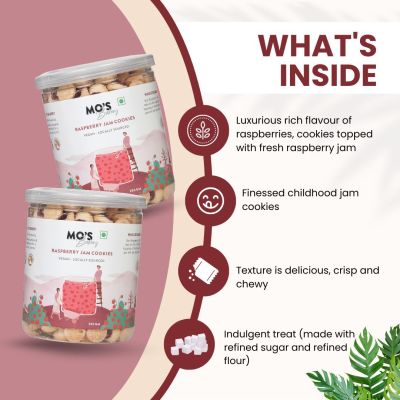 MOS Bakery: Raspberry Jam Cookies - 150gm