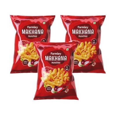 Farmley: Farmley Masala Munchies Crisps Made With Makhanas Pack Of 3