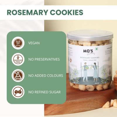 MOS Bakery: Sugar Free Rosemary Cookies - 300gm