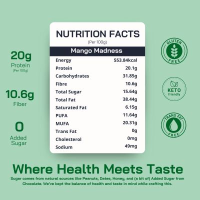 FitFeast: Mango Madness Peanut Butter | 400gms Single Pack