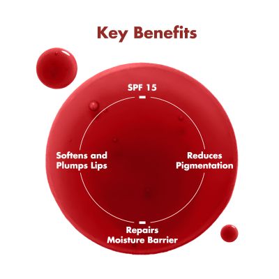 Conscious Chemist: Multi Peptide & Shea Butter Infused Lip balm With SPF 15 Lip balm - Cherry Bubblegum  (15g)